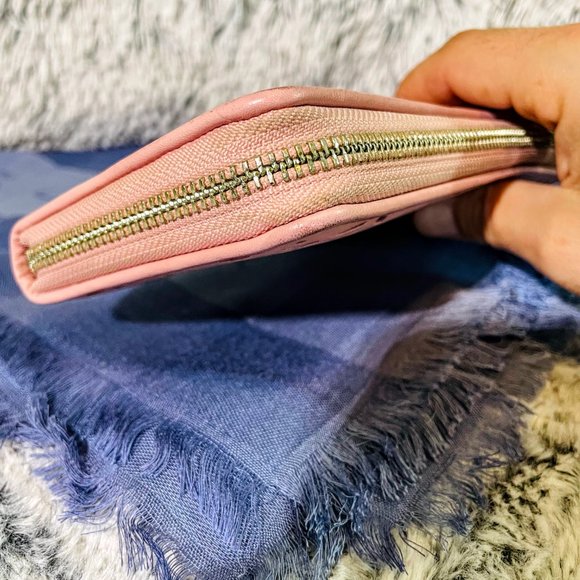 GUC - COACH LASER CUT TAYLOR SATCHEL & FLORAL PERFORATED ACCRD ZIP WALLET - Picture 14 of 16